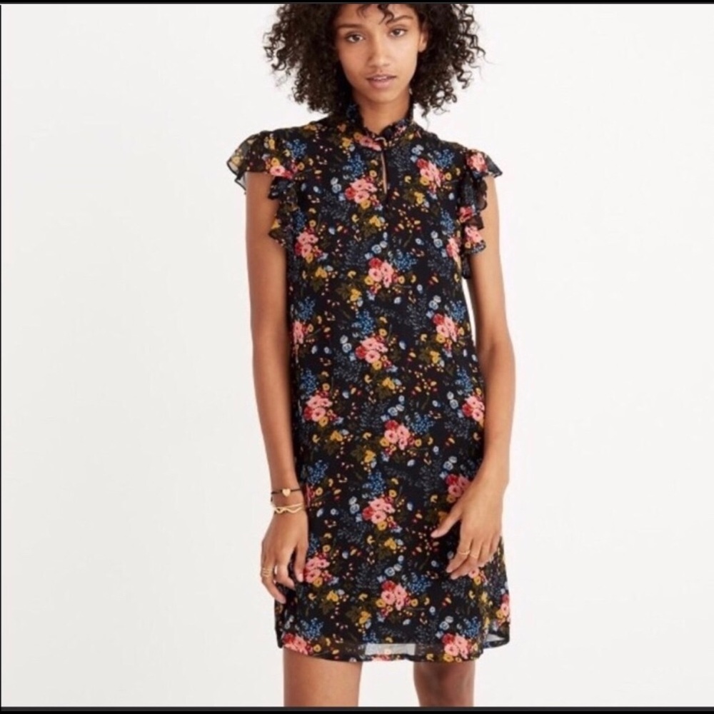 madewell silk dress
